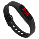 Fashion LED Womens Mens Date Sports Bracelet Watch Rubber Digital Wrist Wat L7U3