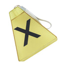 Portable Triangle Water Coffee Tea Bottle Home Outdoor School Car Gym Yellow