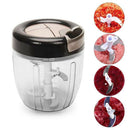 900Ml Vegetable Cutting Machine Manual Garlic Onion Chopper Meat Grinder Fo P1Q2