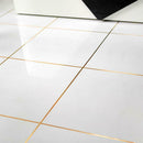 3-pack Self Adhesive Kitchen Floor Border Tile Stickers 5mmx50m Golden Foil