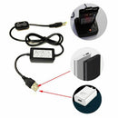 USB Charger Cable Charger for YAESU VX5R/VX6R/VX7R/VX8R/8DR/8GR/FT-1DR Batt S7P5