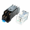 DC 12V Coil 8 Pin General Purpose Relay DPDT HH52P w PYF08A Socket Y3S5
