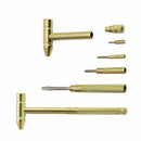 6 in1 Micro Mini Multifunction Copper Hammer 3 kinds Screwdrivers Tool Hand