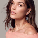 Colorful Mini Stud Earrings Women Water Drop Druzy Jewelry Stone Decor Allo Y5O0
