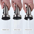 3 Function Kitchen Faucet Spray Head Replacement Part - Pull Out Settings Shower