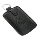 Car Artificial Leather Key Bag 4 Buttons Men's Car Key Case Bag for Koleos