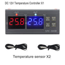 STC-3008 Dual Digital Incubator Thermostat Display Temperature Controller 1 Z5H6