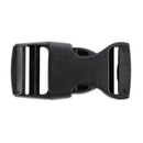7Pcs Plastic Side Release Squeeze Buckles for 2cm Webbing Strap Black N8W4