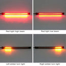 Universal Motorcycle Tail Brake Stop Turn Signal Integrated 32Led Light Strip3cG