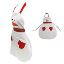Christmas Clothes New Christmas Apron Decorations Snowman Style Cooking P921