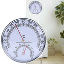 A5 Portable Hygrometer Round Sauna Thermometer Measuring Metal Case Steam Room