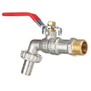 Outside Garden Tap Faucet Easy Quarter Turn Off/ On 1/2 Inch Lever Home GardP4G5