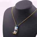 Women Long Necklace Enamel Glaze Cup Pendant Sweater Nice Accessories M5W3 H8M2