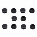 Plastic Tubing Tube Insert Caps Covers 30mm Dia 10 PCS Black M7U8