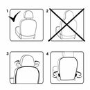 2pcs Car Seat Back Protector Pads Seat Cover Protector Car Anti Kicking Cove Hn
