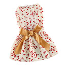 2pcs/set Pet Outdoor Dress For Pet Princess Costume Xmas Year Party Decor