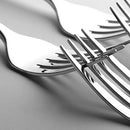 Silverware Set, 23-Piece Flatware Set, Stainless Steel Cutlery Tableware Di
