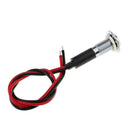 8mm Waterproof LED Battery Alternator Warning Light Lamp Dash Panel Red