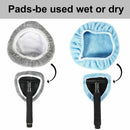 New Microfiber Cloth Windscreen Car Van Glass Cleaner Demister Detachable Handle