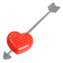 Sweet Heart Shape Tea Infuser Teaspoon Spoon ABS Heat Resistance