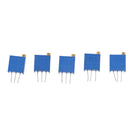 60 Pcs 100 - 500K ohm 3296W Trim Pot Trimmer Potentiometer Assortment Kit