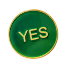 Set 2 Plated YES NO Decision Maker Commemorative Lucky Coins Souvenir Holiday