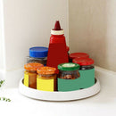 360 Rotation Non-Skid Spice Rack Pantry Cabinet Turntable with Wide Base St