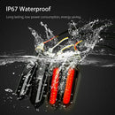 4x Sequential Flowing LED Motorcycle Turn Signal Indicator Lights DRL BrakeSEAU