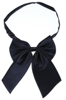 Cadet Blue Women Adjustable Pure Color Women's Bow Tie
