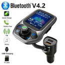 USB Charger Bluetooth Car FM Transmitter MP3 Player Kit Radio free Ad T3T3 D7T9