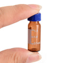 5pcs 2ml Brown screw chromatographic write bottle autosampler headspace vials  Z