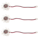 3 x 35mm 12V Clear Plastic Computer VGA Video Cooler Card Cooling Fan