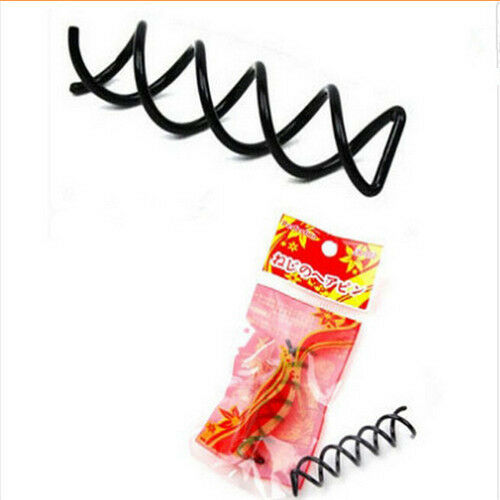 12pcs Black Cool Unique Spiral Spin Screw Bobby Pin Twist Barrette Hair Clip New