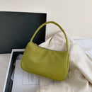 Nylon Casual Women Handbag Female Solid Underarm Shoulder Bag (Army Green)