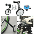 Steel Kids Bike Training Wheel Kids Bicycle Stabilizer Balancer & Ring Bell