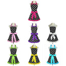 Lovely Sweetheart Retro Kitchen Aprons for Woman Girl Cotton Polka Dot Cook J5E1