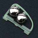10pcs Fluorescent Fishing Rod Tip Clip Twin Bell Alert Ring Fishing Tackle