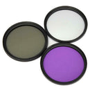 77mm Professional FLD + UV + CPL Lens Filters for Nikon Camera Accessories
