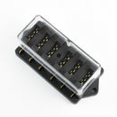 6 Way Fuse Holder Box Car Vehicle Circuit Blade Fuse Box Block LED Indi dsf BWN