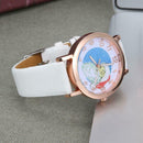 Fashion Santa Claus Cartoon Students Quartz Watch Christmas Gift(White) A