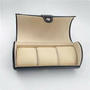 Luxury Watch Display Gift Box Case Roll 3 Slot Wristwatch Necklace Bracelet G7Y2