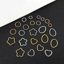 96pcs Alloy Earrings Pendants DIY Jewelry Making Charms Pendant Accessories