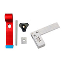 2 Pieces L Shaped 90 Deg Angle Try Square Ruler Universal Clamping Block DIY