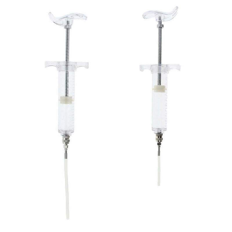 2pcs Disable Birds Milk / Water / Medicine Feeding Syringe for Parrots Canary