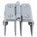 Shower Door Stainless Steel Glass-to-Glass Clamp Clip Hinge for 8mm - 10mm