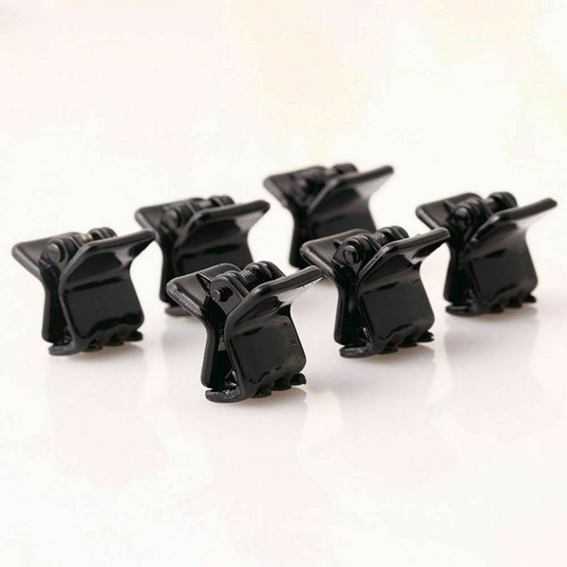 Girls Fashion Black Plastic Mini Hairpin  Claws Hair Clip Top For Ladies C U0M7