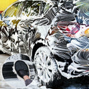 Wool Car Cleaning Polishing Gloves Household Cleaning Duster Brush Scrubber