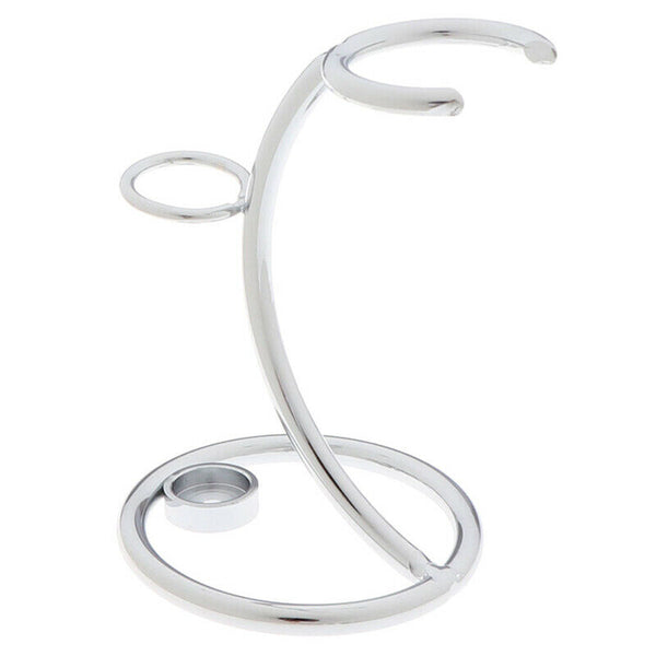 Salon Men Double Edge Safety Razor Set Mustache Beard Shaving Brush Stand Hold3C