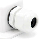 ABS Solar Panel RV Single Cable Entry Gland Box Waterproof Universal White