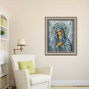 DIY 5D Diamond mosaic religious Painting the Virgin Mary Stitch Embroidery %x